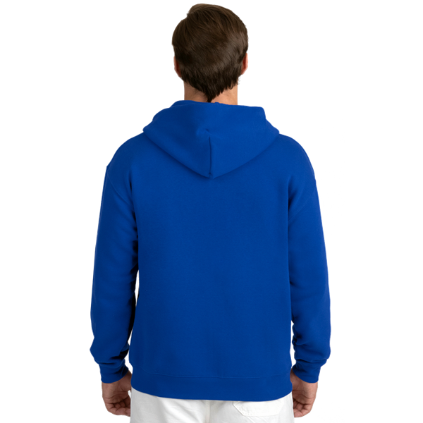 ADULT FLEECE PULLOVER HOODIE  -  ROYAL EXTRA SMALL SOLID