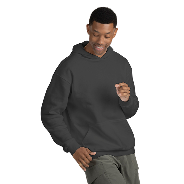 ADULT FLEECE PULL OVER HOODIE CARBON 2 EXTRA LARGE SOLID