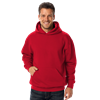 ADULT FLEECE PULL OVER HOODIE RED 2 EXTRA LARGE SOLID