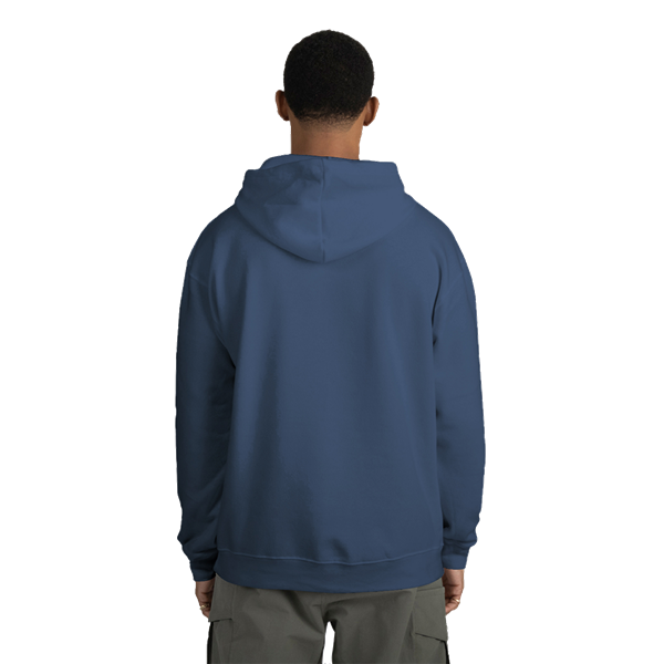 ADULT FLEECE PULL OVER HOODIE SLATE 2 EXTRA LARGE SOLID