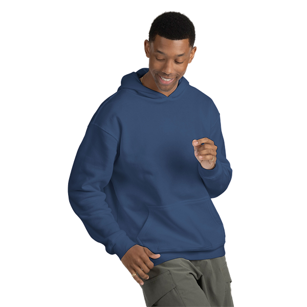 ADULT FLEECE PULL OVER HOODIE SLATE 2 EXTRA LARGE SOLID