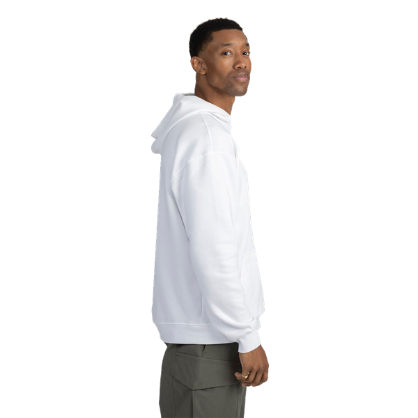 ADULT FLEECE PULL OVER HOODIE WHITE 2 EXTRA LARGE SOLID