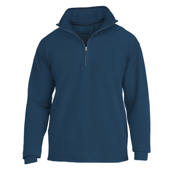 1/4 ZIP WESTPORT PULL OVER ESSENTIAL FLEECE NAVY 2 EXTRA LARGE SOLID