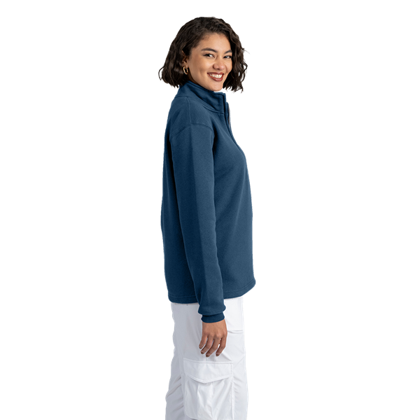 1/4 ZIP WESTPORT PULL OVER ESSENTIAL FLEECE NAVY 2 EXTRA LARGE SOLID